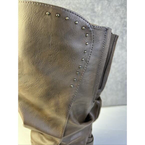 White Mountain Leto Brown Slouch Riding Boot NEW 8.5 - Picture 6 of 9